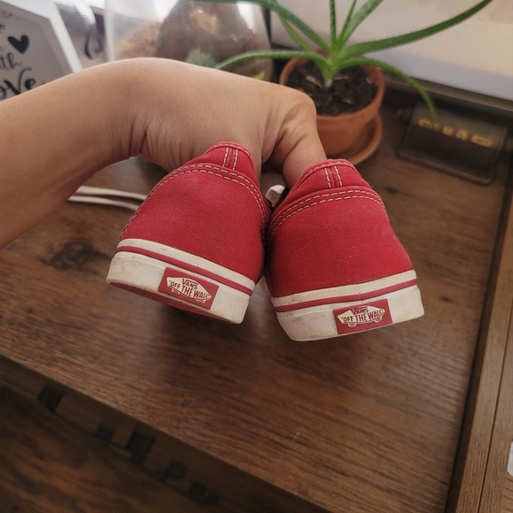 Red Vans - Picture 6 of 7